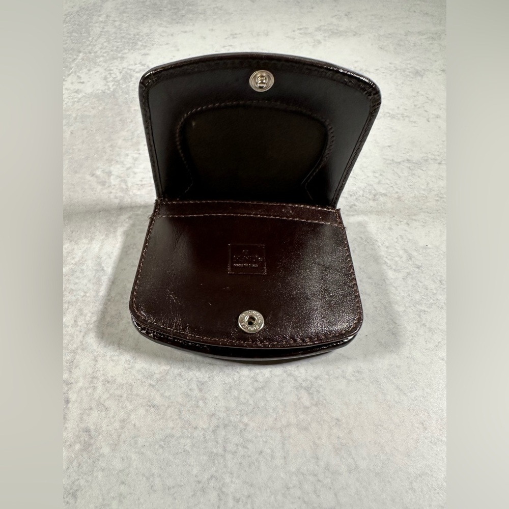Vintage Fendi Zucca FF Coin Purse Mini Wallet - Picture 2 of 6
